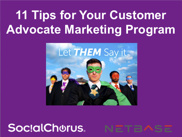 Customer Advocate Marketing Tips Presentation