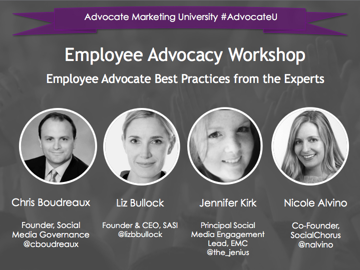 Employee Advocacy Workshop Presentation